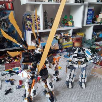 Конструктор LEGO NINJAGO Робот-Титановый дракон Коула 1055 дет.: отзыв пользователя Детский Мир