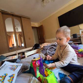 Конструктор Attivio Крепость магнитный 96 дет.: отзыв пользователя Детский Мир