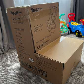 Автокресло Rant Basic Unity next 0+/1/2/3 (0-36 кг) серый: отзыв пользователя Детский Мир