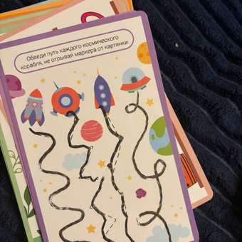 Карточки Attivio Пиши стирай Дорисуй рисунок или повтори 36 карточек: отзыв пользователя Детский Мир