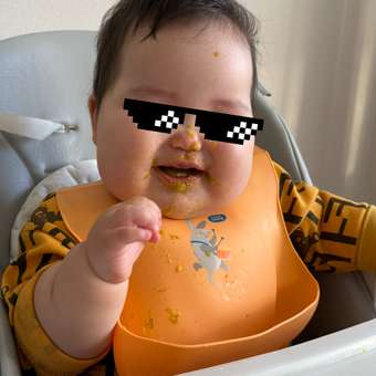 Нагрудник Мама Тама силикон: отзыв пользователя ДетМир