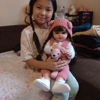 Кукла пупс SHARKTOYS Реборн Настя высота 55 см: отзыв пользователя Детский Мир