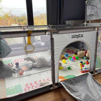 Манеж Babyton Play Free серый: отзыв пользователя Детский Мир