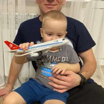 Самолет ТОТОША Аэрофлот AIRBUS A380 свет звук: отзыв пользователя Детский Мир
