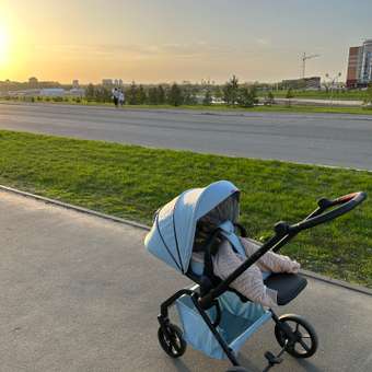 Коляска прогулочная MOWbaby Mio голубой: отзыв пользователя Детский Мир
