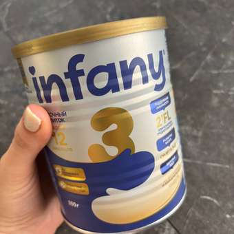 Сухой молочный напиток Infany 3 для питания детей с 12 месяцев 350г: отзыв пользователя Детский Мир