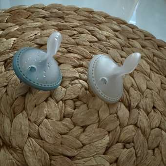 Пустышка Nuk силикон ортодонтическая от 0 мес. 2 шт.: отзыв пользователя Детский Мир