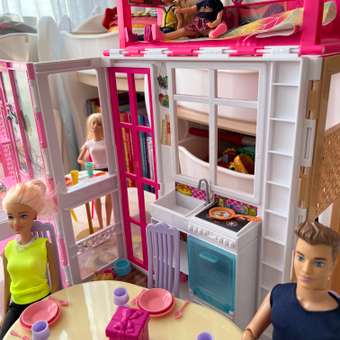 Домик для кукол Barbie 32 см с мебелью: отзыв пользователя ДетМир
