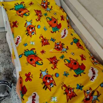 Плед Павлинка Аэро Софт Три Кота 100 x 150 см: отзыв пользователя Детский Мир