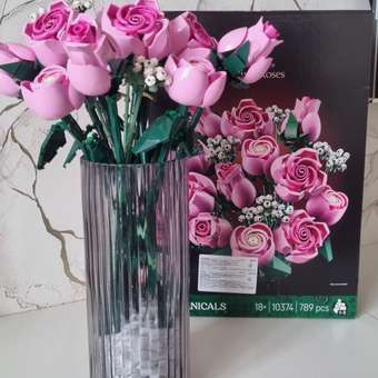 Конструктор LEGO Botanicals Bouquet of Pink Roses 789 дет.: отзыв пользователя Детский Мир