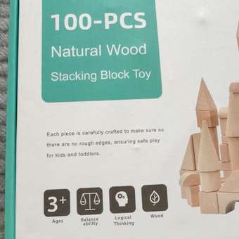 Конструктор TrendToys Замок деревянный 100 дет.: отзыв пользователя Детский Мир
