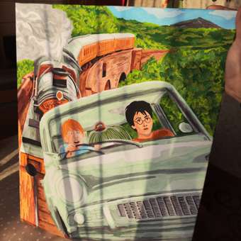 Картина по номерам Hobby Paint Рон и Гарри Поттер в машине в ассортименте: отзыв пользователя Детский Мир