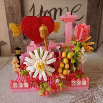 Конструктор Yofun Balody Цветы с сердцем 1288 дет.: отзыв пользователя Детский Мир