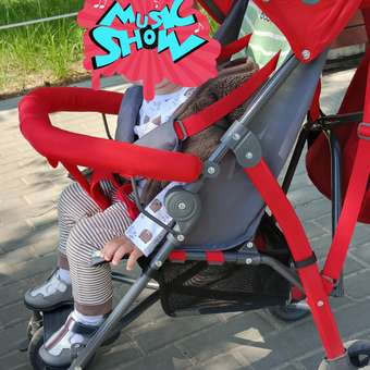 Коляска прогулочная Babyton Zoo Red: отзыв пользователя ДетМир
