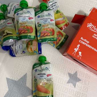 Пюре Fleur Alpine Морковь с 4 мес 90 г: отзыв пользователя ДетМир