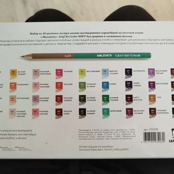 Карандаши цветные Малевичъ 36 шт.: отзыв пользователя Детский Мир