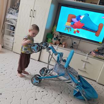 Коляска прогулочная Babyton Light голубой: отзыв пользователя ДетМир