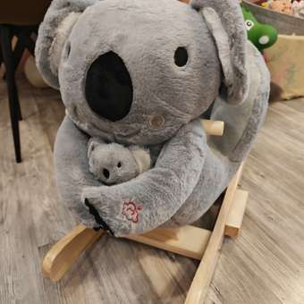 Качалка BabyGo Коала серый с ручкой: отзыв пользователя Детский Мир
