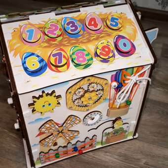 Игрушка MyKiddyQuest бизиборд Ферма: отзыв пользователя Детский Мир