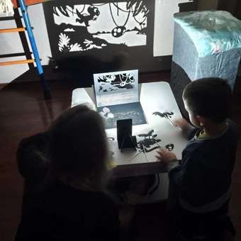 Настольная игра Театр теней/SHADOW PLAY Приключения динозаврика Дино: отзыв пользователя Детский Мир
