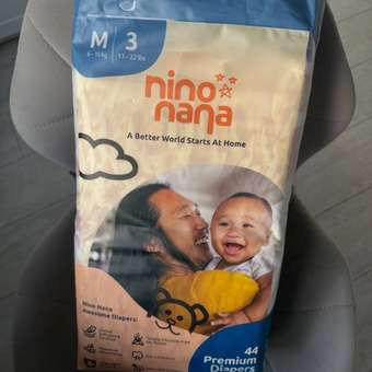 Подгузники Nino Nana M (6-10 кг) 44 шт.: отзыв пользователя Детский Мир