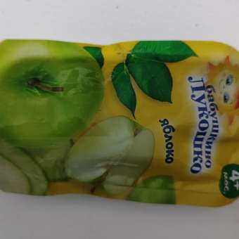 Пюре Бабушкино лукошко Яблоко с 6 мес 90 г: отзыв пользователя Детский Мир