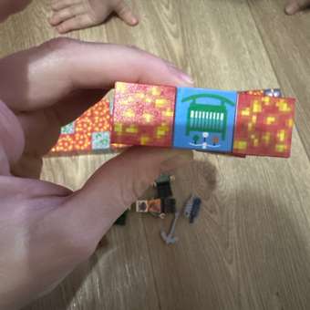 Конструктор BAZUMI магнитный кубики майнкрафт магнитный 143 дет.: отзыв пользователя Детский Мир