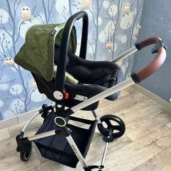 Коляска 3в1 Babyton Flexi Ride Black-Green зеленый: отзыв пользователя Детский Мир