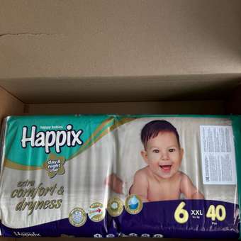 Подгузники HAPPIX Super Dry ультратонкие 6 (16+ кг) 40 шт.: отзыв пользователя Детский Мир