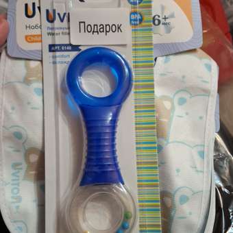 Нагрудник Uviton текстиль 2 шт. в ассортименте: отзыв пользователя Детский Мир