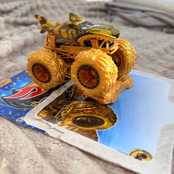 Монстр-трак Hot Wheels Золотой промо‑монстр‑трак 1:64: отзыв пользователя Детский Мир