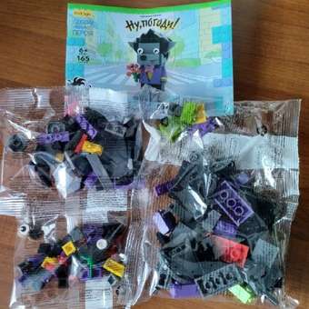 Конструктор brick labs Волк из "Ну, Погоди!" 165 дет.: отзыв пользователя Детский Мир