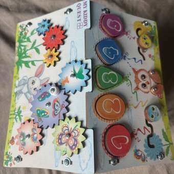 Игрушка MyKiddyQuest бизиборд Лесные Друзья: отзыв пользователя Детский Мир