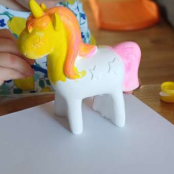 Набор для творчества Attivio Единорог роспись красками: отзыв пользователя Детский Мир