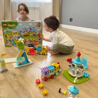 Конструктор LEGO DUPLO Town Парк развлечений 95 дет.: отзыв пользователя Детский Мир