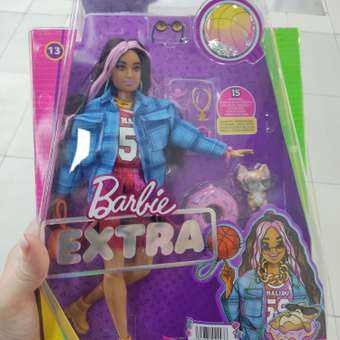 Кукла Barbie Экстра в платье баскетбольный стиль HDJ46: отзыв пользователя ДетМир