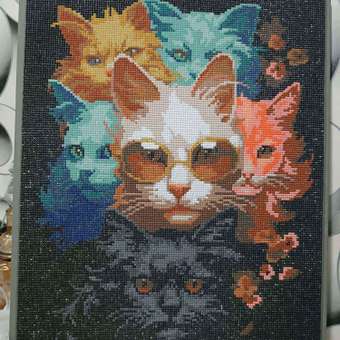 Алмазная мозаика Art on Canvas Банда котов в ассортименте: отзыв пользователя Детский Мир
