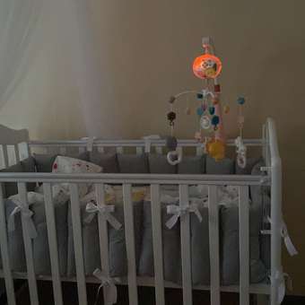 Детская кроватка Bebizaro прямоугольная, универсальный маятник (белый): отзыв пользователя Детский Мир