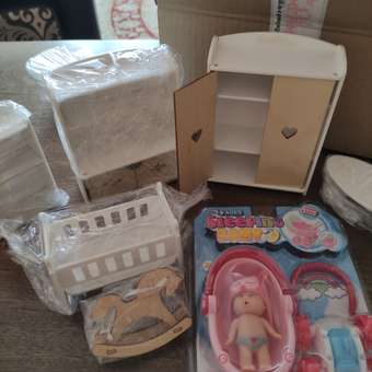 Домик для кукол LittleWoodHome 16 см с мебелью: отзыв пользователя Детский Мир