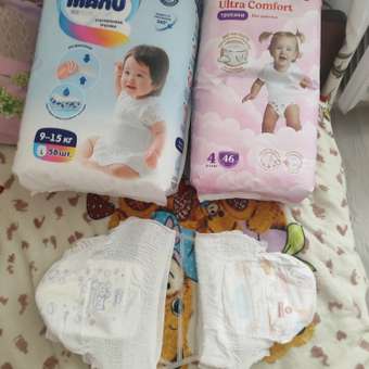 Трусики Huggies Ultra Comfort для девочек 4 (9-14) 46 шт.: отзыв пользователя Детский Мир