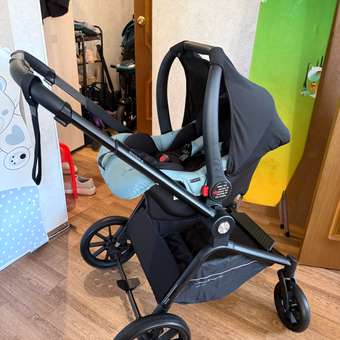 Коляска 3в1 JOVOLA Enigma 3в1, зеленый: отзыв пользователя Детский Мир