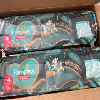 Трусики Pampers Pants Сказочные 4 (9-15 кг) 68 шт.: отзыв пользователя Детский Мир