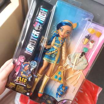 Кукла модельная Monster High Cleo de Nile: отзыв пользователя ДетМир