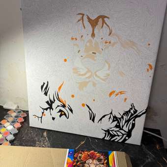 Картина по номерам Art sensation Огненный лев в ассортименте: отзыв пользователя Детский Мир