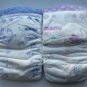 Подгузники MANU ультратонкие XL (12-16 кг) 44 шт.: отзыв пользователя Детский Мир