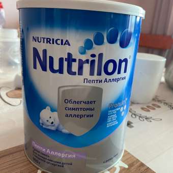 Смесь сухая Nutrilon Пепти аллергия 400г с 0 месяцев: отзыв пользователя Детский Мир