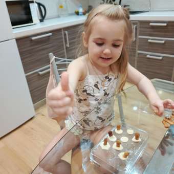 Конструктор кондитерский ОчУмелые Ручки Шоколадные грибочки, лягушки, пицца, мармеладные мишки: отзыв пользователя Детский Мир