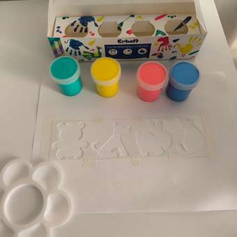 Краски пальчиковые Erhaft: отзыв пользователя ДетМир