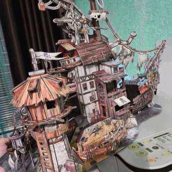 Пазл CubicFun Пиратский корабль Тортуга 3D: отзыв пользователя Детский Мир