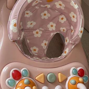 Ходунки Happy Baby Smiley розовый: отзыв пользователя Детский Мир